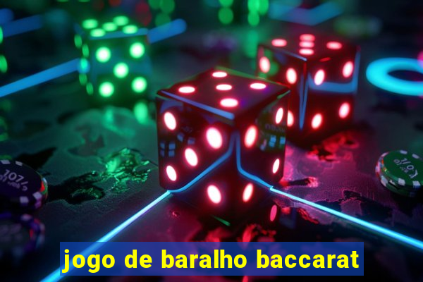 jogo de baralho baccarat