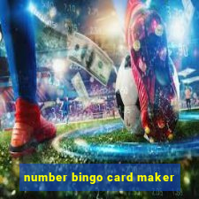 number bingo card maker