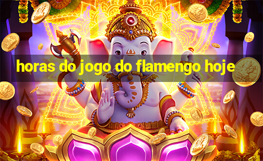 horas do jogo do flamengo hoje