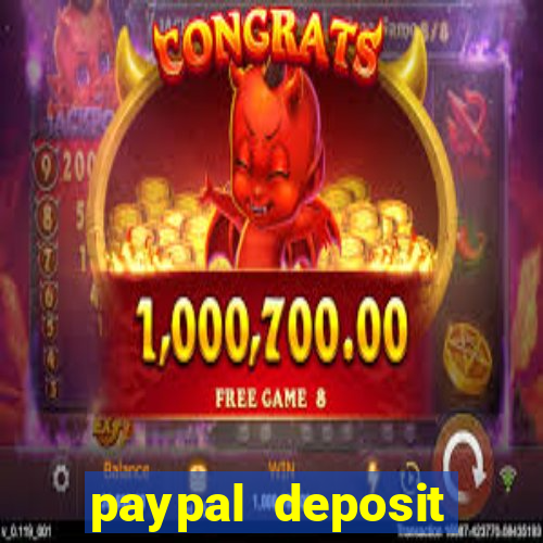 paypal deposit online casino