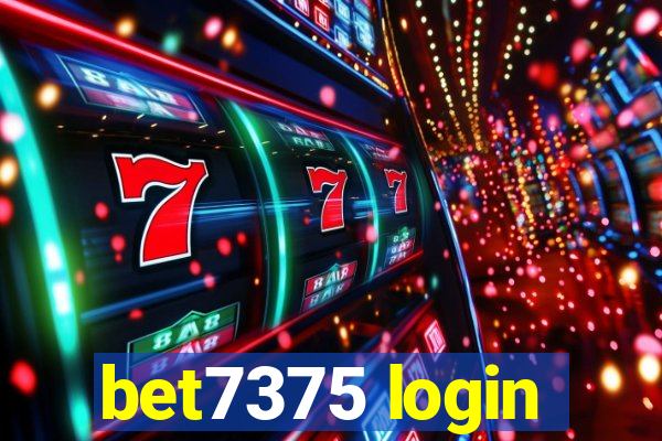 bet7375 login