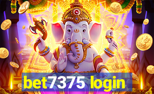 bet7375 login