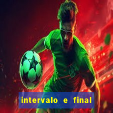 intervalo e final do jogo como funciona