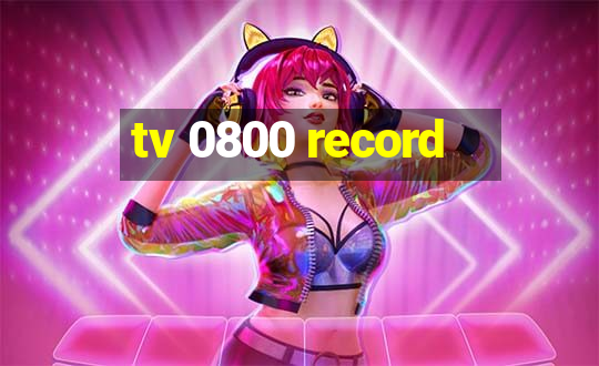 tv 0800 record