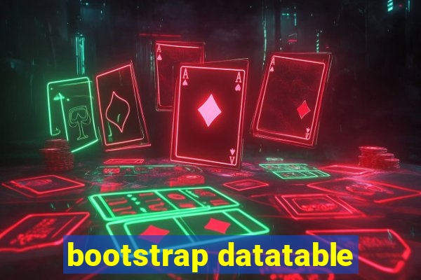 bootstrap datatable