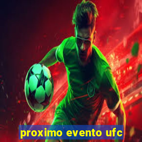 proximo evento ufc