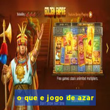 o que e jogo de azar