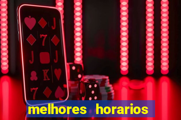 melhores horarios para jogar no fortune tiger