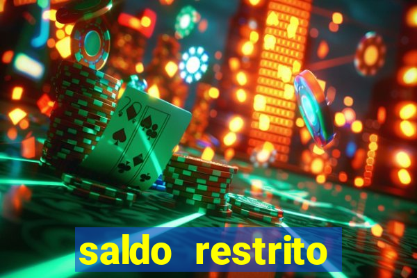 saldo restrito sporting bet