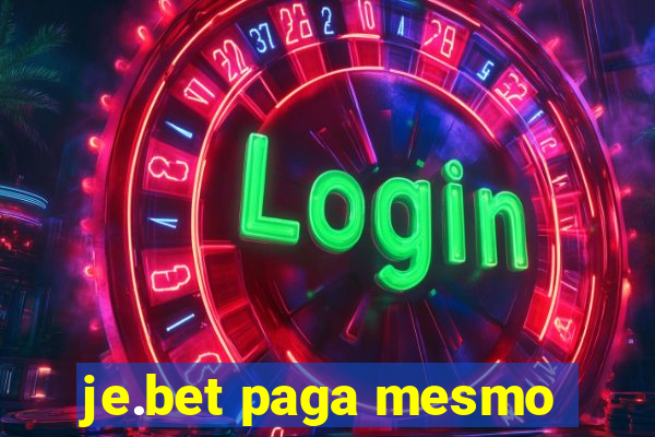 je.bet paga mesmo