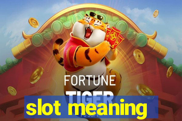 slot meaning