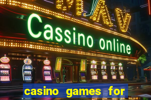 casino games for real money online