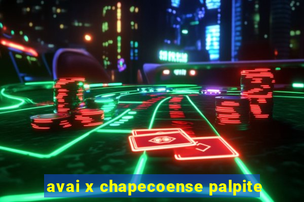 avai x chapecoense palpite