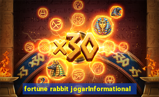 fortune rabbit jogarInformational