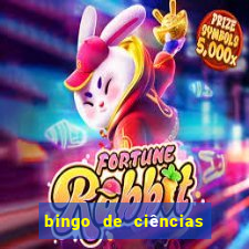 bingo de ciências 6 ano