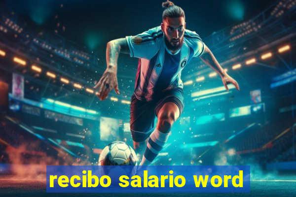 recibo salario word