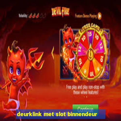 deurklink met slot binnendeur