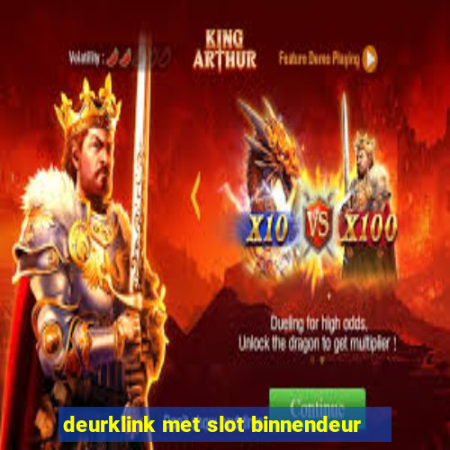 deurklink met slot binnendeur