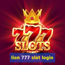 lion 777 slot login