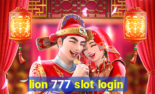 lion 777 slot login