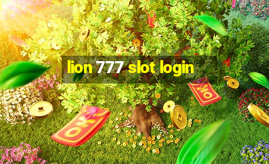 lion 777 slot login