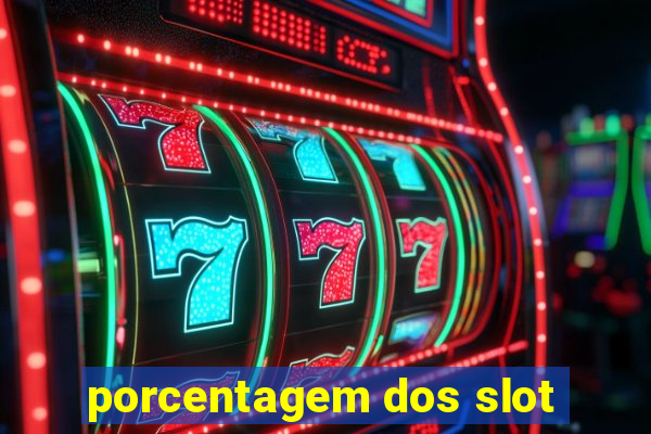 porcentagem dos slot