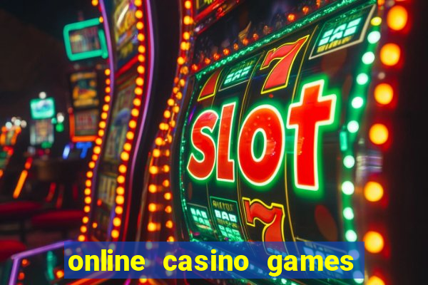 online casino games for real money