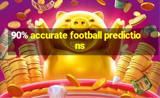 90% accurate football predictions