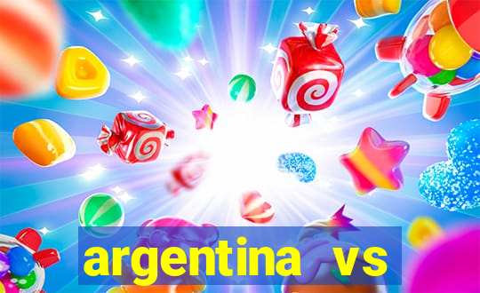 argentina vs colombia ao vivo