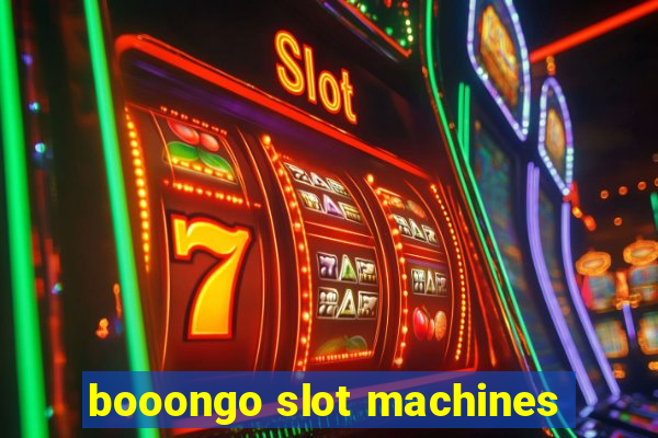 booongo slot machines