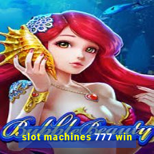 slot machines 777 win