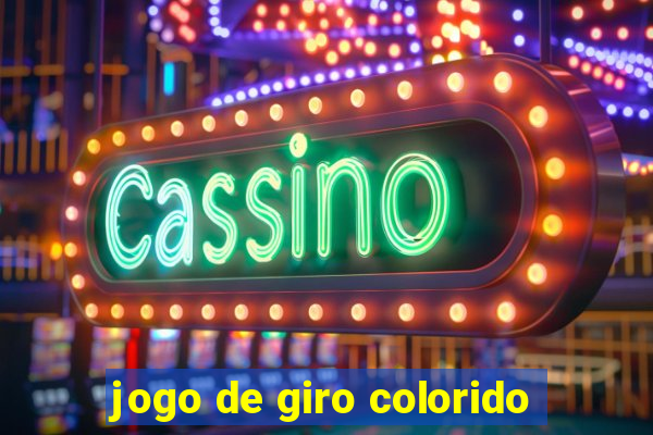 jogo de giro colorido