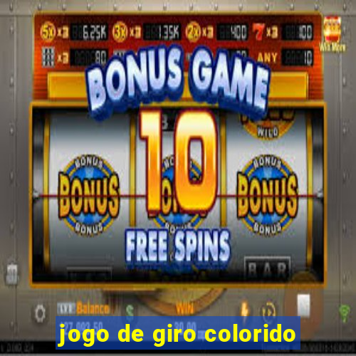 jogo de giro colorido