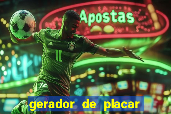 gerador de placar de futebol