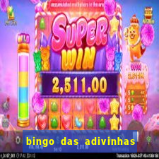 bingo das adivinhas para imprimir