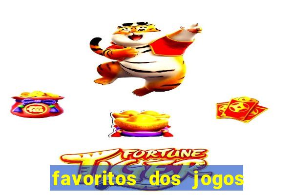 favoritos dos jogos de hoje do brasileir?o