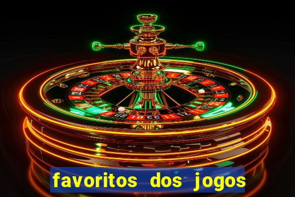 favoritos dos jogos de hoje do brasileir?o