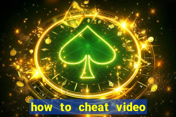 how to cheat video slot machines