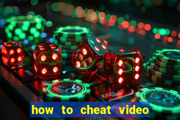 how to cheat video slot machines