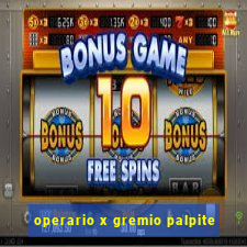 operario x gremio palpite