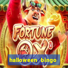 halloween bingo games for kids