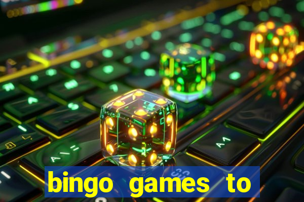 bingo games to play for free