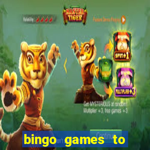 bingo games to play for free