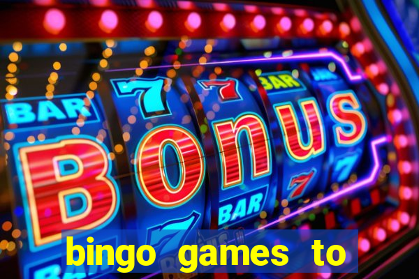 bingo games to play for free