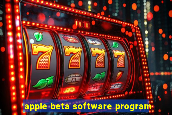 apple beta software program