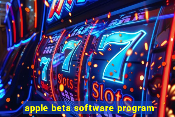 apple beta software program