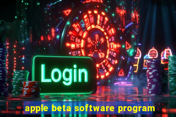 apple beta software program