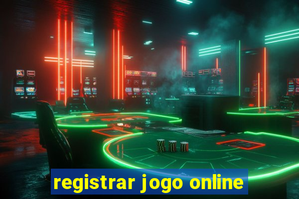 registrar jogo online