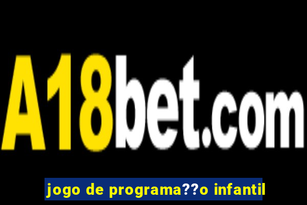 jogo de programa??o infantil