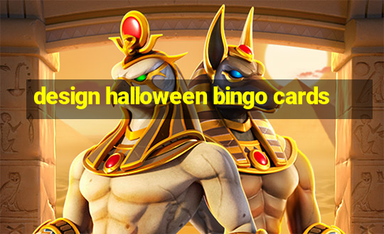 design halloween bingo cards